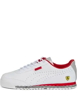 PUMA: Белые кроссовки  Ferrari