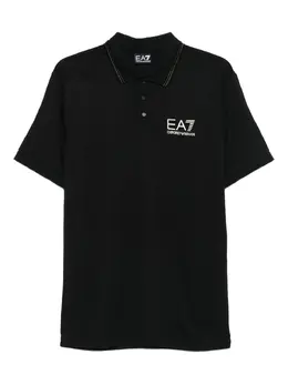 Ea7 Emporio Armani: Поло с принтом 