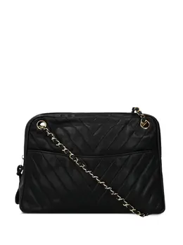 CHANEL Pre-Owned: Чёрная сумка 