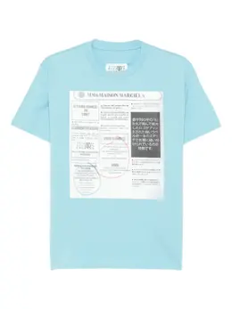 MM6 Maison Margiela: Футболка с принтом 