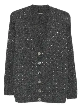 PINKO: Кардиган со стразами 