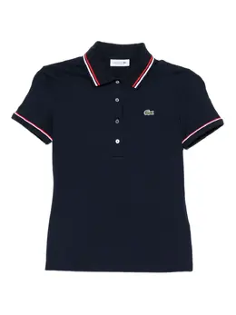Lacoste: Синее поло 