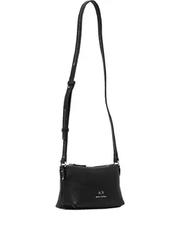 Armani Exchange: Чёрная сумка 