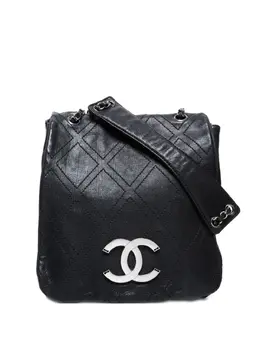 CHANEL Pre-Owned: Чёрная сумка 