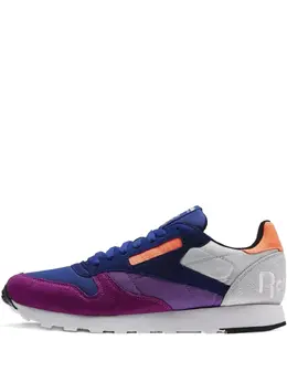 Reebok: Фиолетовые кроссовки  Classic Leather
