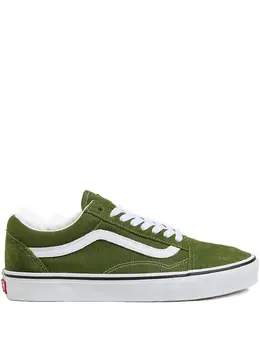 Vans: Зелёные кроссовки 