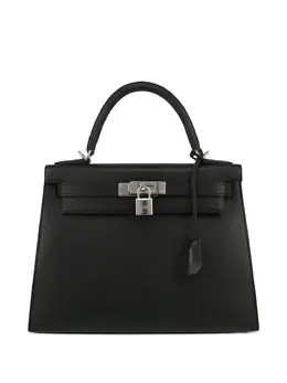Hermès Pre-Owned: Чёрная сумка-шоппер 