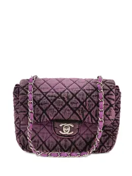 CHANEL Pre-Owned: Фиолетовая сумка через плечо 