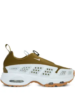Nike: Зелёные кроссовки  Air Max