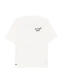 Lacoste: Белая футболка 