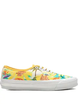 Vans: Жёлтые кроссовки  Authentic LX