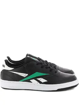 Reebok: Чёрные кроссовки  Club C 85