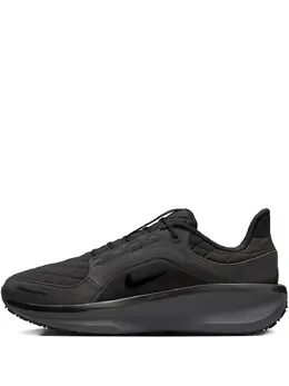 Nike: Чёрные кроссовки  Air