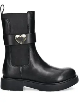 Love Moschino: Чёрные ботинки 