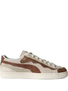 PUMA: Коричневые кроссовки  Suede