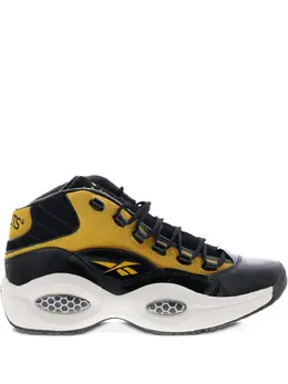 Reebok: Чёрные кроссовки  Question Mid
