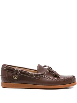 Valentino Garavani: Коричневые лоферы 