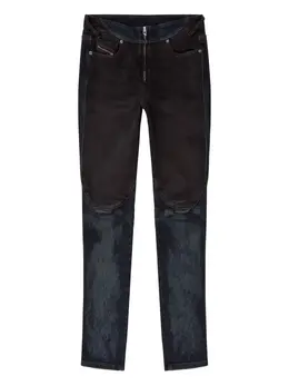 Diesel: Двухцветные джинсы 