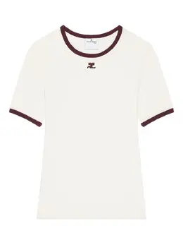 Courrèges: Хлопковая футболка 
