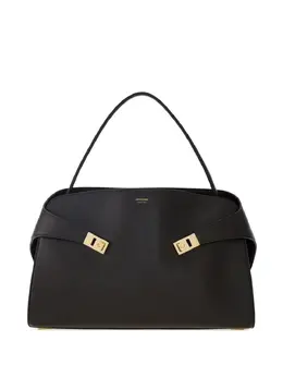 Ferragamo: Чёрная сумка 