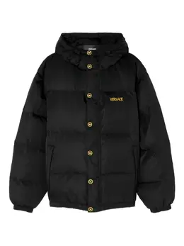 Versace: Чёрная куртка 