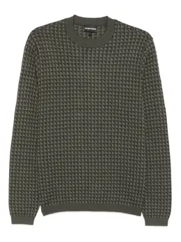 Emporio Armani: Жаккардовый свитер 