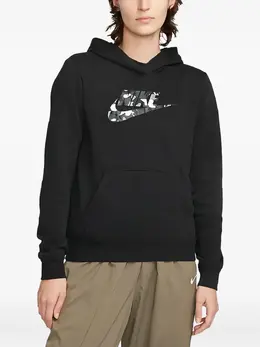 Nike: Чёрная толстовка 