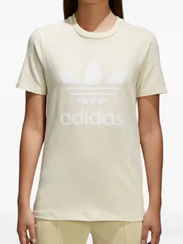adidas: Жёлтая футболка  Originals Trefoil