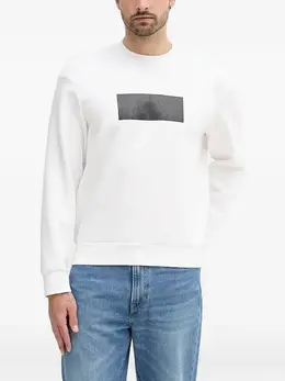 Armani Exchange: Белый свитшот 