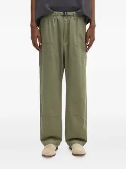 Carhartt WIP: Зелёные брюки 