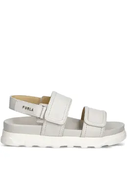 Furla: Светлые сандалии 