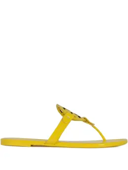 Tory Burch: Жёлтые сандалии  Miller