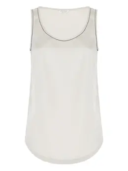 Brunello Cucinelli: Атласный топ 