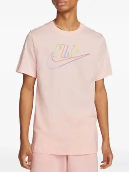 Nike: Розовая футболка  Futura