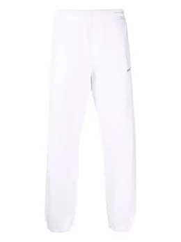 Off-White: Белые брюки  Diagonal