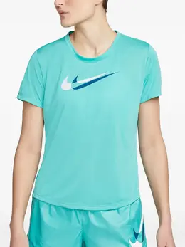 Nike: Светлая футболка  Dri-FIT Swoosh