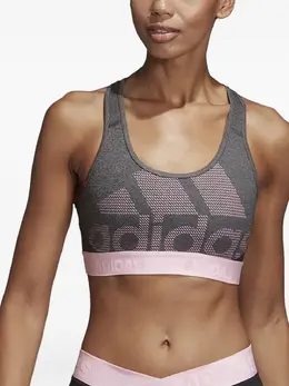 adidas: Тёмный бюстгальтер 