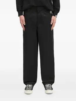 AAPE BY *A BATHING APE®: Чёрные брюки 