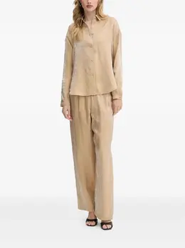 Armani Exchange: Бежевая рубашка 