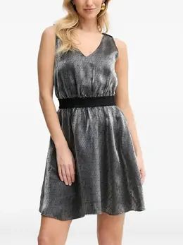 Armani Exchange: Платье с принтом 