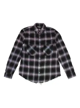 AMIRI: Фиолетовая рубашка 