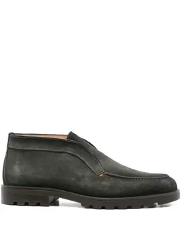 Santoni: Тёмные мокасины 