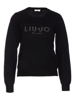 LIU JO: Чёрный свитер 