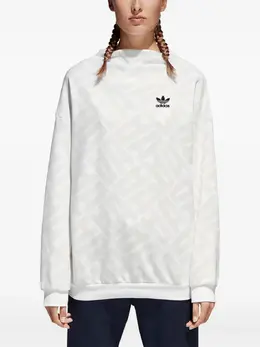 adidas: Белый свитшот  Originals