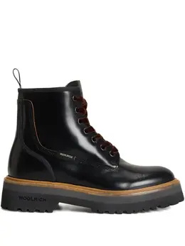 Woolrich: Чёрные ботинки 
