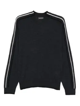 Emporio Armani: Свитер в полоску 