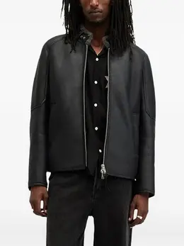 AllSaints: Кожаная куртка 