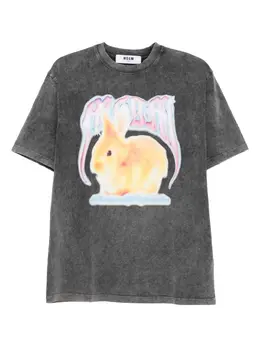MSGM: Футболка из кролика 