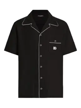Dolce & Gabbana: Рубашка с воротником 