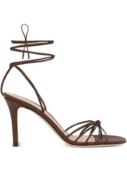 Gianvito Rossi: Коричневые сандалии 